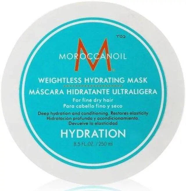 Alt view image 3 of 5 - Moroccanoil - Weightless Hydrating Mask (For Fine Dry Hair) 250ml/8.5oz