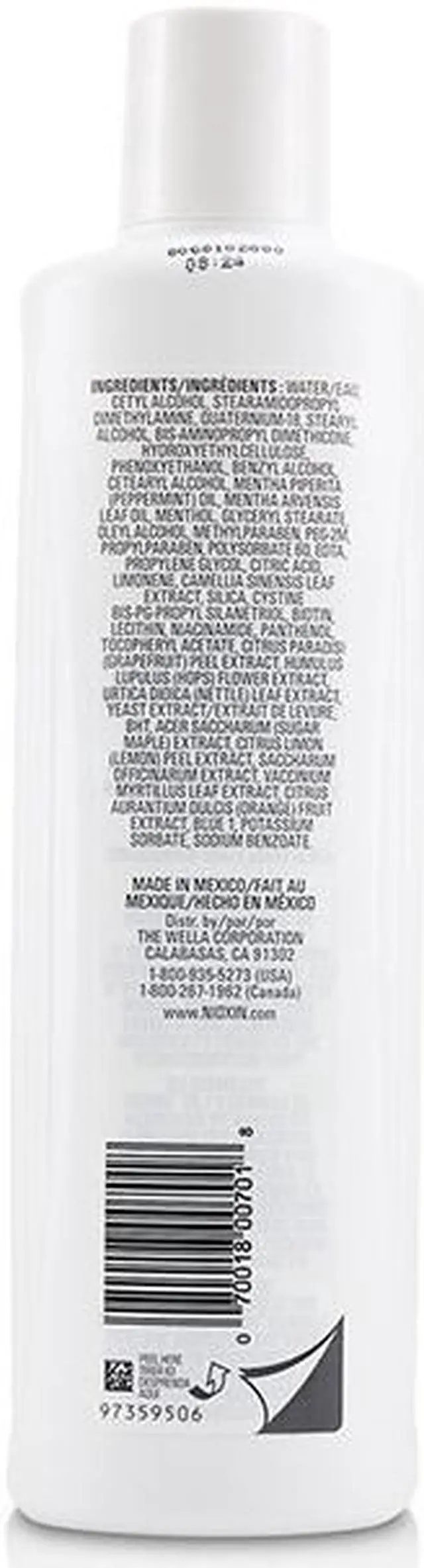 Alt view image 4 of 6 - Nioxin System 1 Scalp Therapy Normal to Thin for Untreated Hair 10.1oz