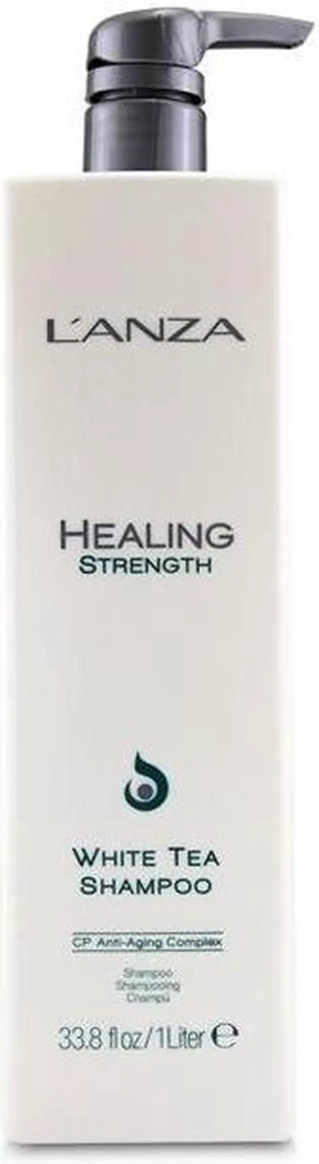 Alt view image 3 of 4 - l'anza healing strength white tea shampoo, 33.8 oz.