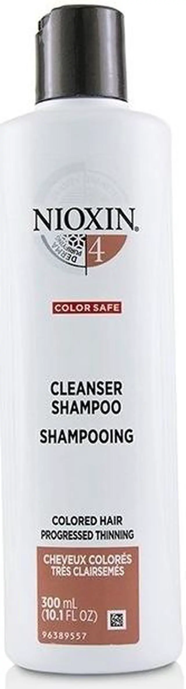 Alt view image 2 of 4 - nioxin cleanser shampoo, hair care system 4 for color treated hair with progressed thinning, 10.1 fl oz