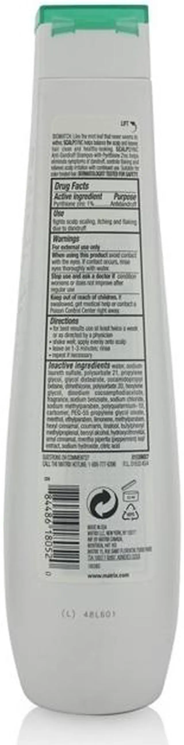 Alt view image 4 of 8 - Matrix - Biolage Scalpsync Anti-Dandruff Shampoo (For Danduff Control) 400ml/13.5oz