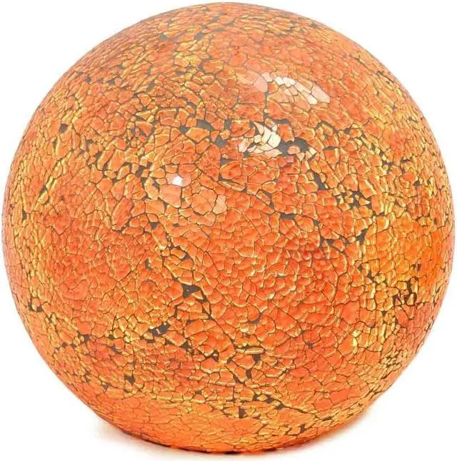 Alt view image 13 of 19 - Simple Designs 1 Light Mosaic Stone Ball Table Lamp, Champagne