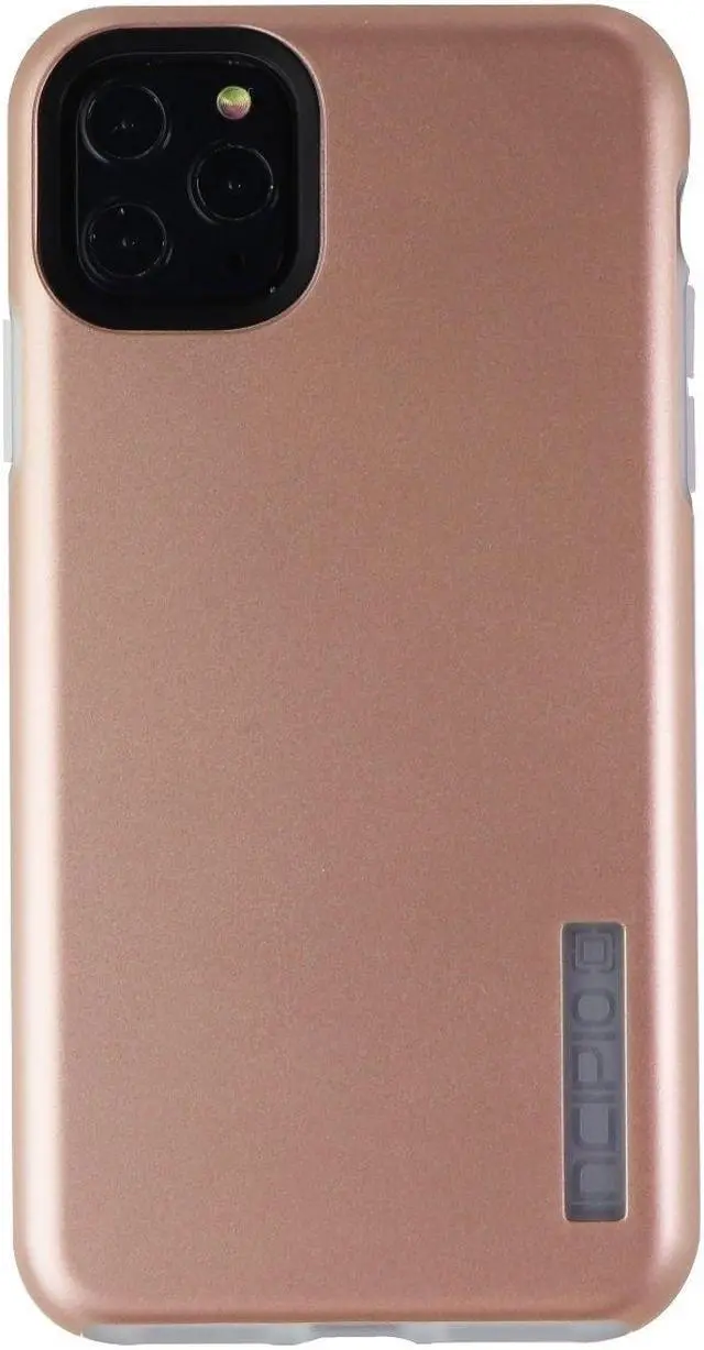 Alt view image 5 of 6 - Incipio DualPro Case for iPhone 11 Pro Max - Iridescent Rose Gold/Frost