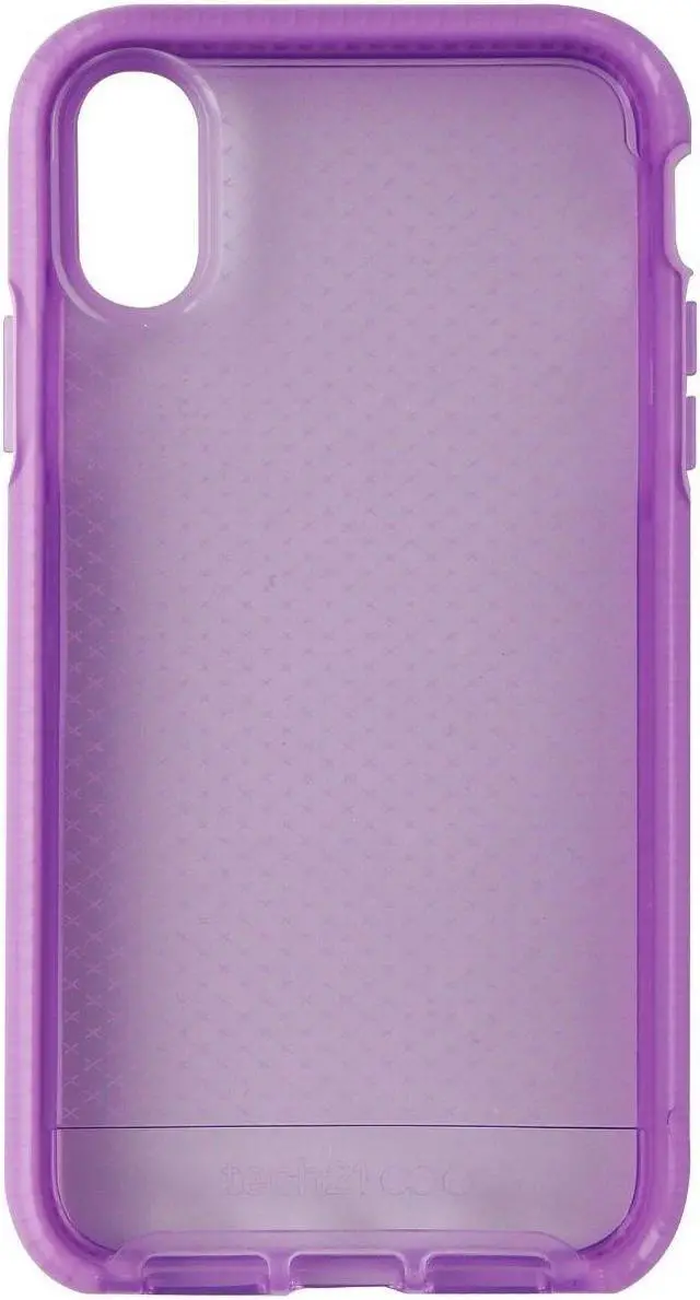 Alt view image 5 of 6 - tech21  evo check case  for apple iphone xr, orchid