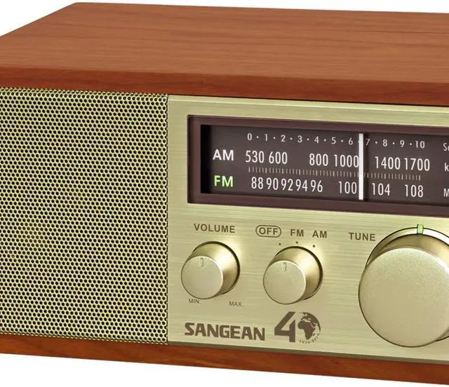 Alt view image 7 of 8 - Sangean WR-11SE AM/FM Table Top Radio 40th Anniversary Edition