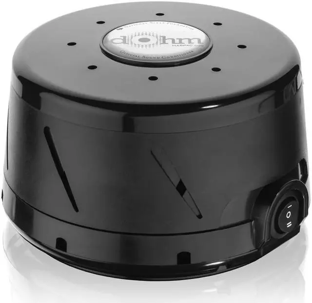 Alt view image 2 of 6 - marpac dohm classic black | the original white noise machine | soothing natural sound from a real fan | noise cancelling | sleep therapy, office privacy, travel | for adults & baby | 101 night trial