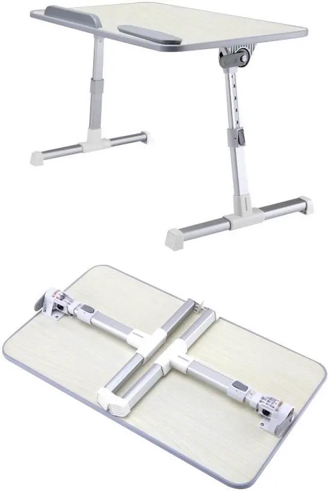 Alt view image 12 of 16 - SIIG Adjustable Laptop Bed Desk for MacBook and PC
