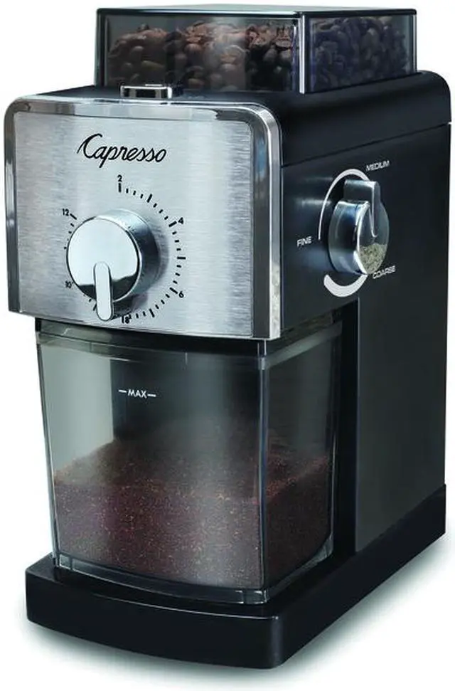 Alt view image 6 of 8 - CAPRESSO 117.05 Black/Silver Dual Drip 42 oz. Espresso Machine