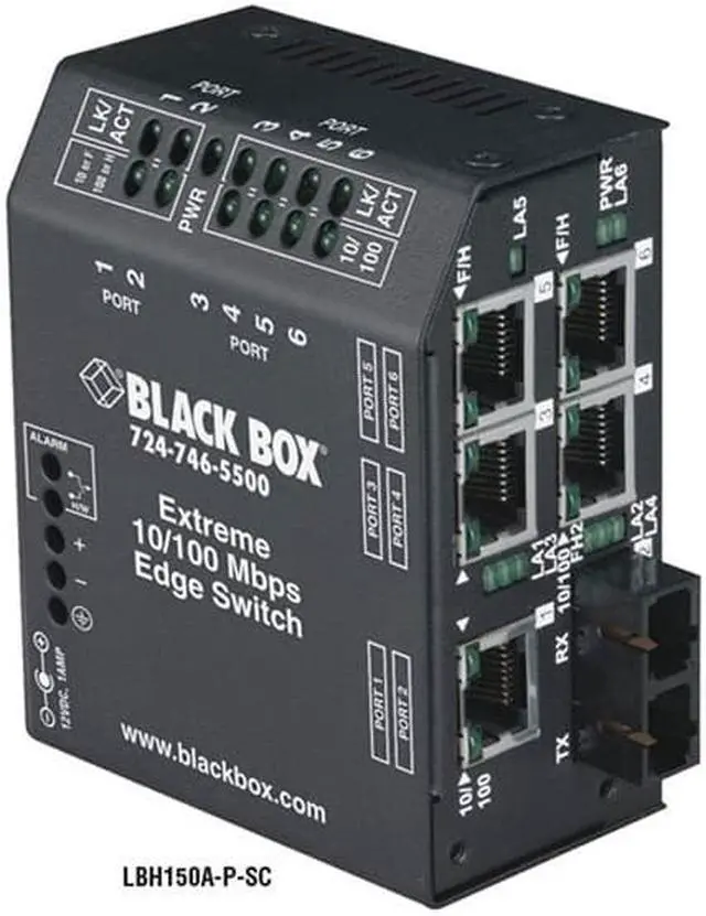 Alt view image 12 of 17 - Black Box USB-Powered 10/100 5-Port Switch