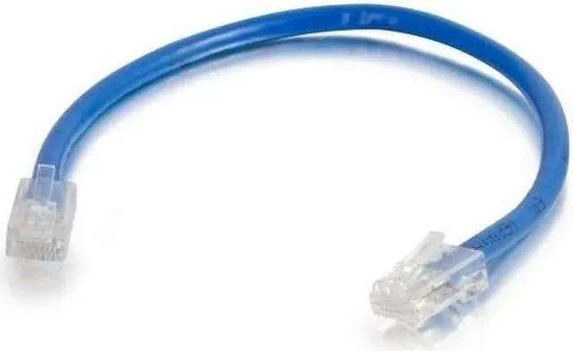 Alt view image 10 of 12 - C2G 04097 Cat6 Cable - Non-Booted Unshielded Ethernet Network Patch Cable, Blue (15 Feet, 4.57 Meters)