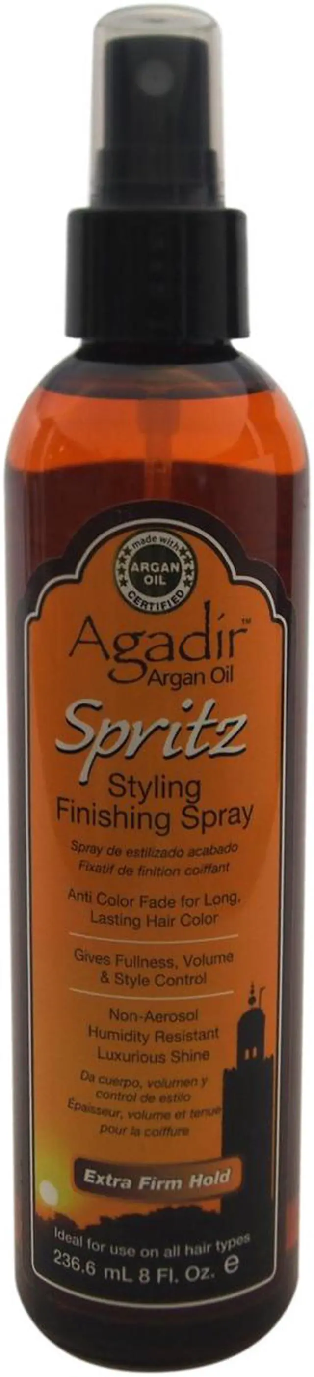 Alt view image 2 of 2 - Argan Oil Spritz Styling Finishing Spray - Extra Firm Hold - 8 oz Hair Spray