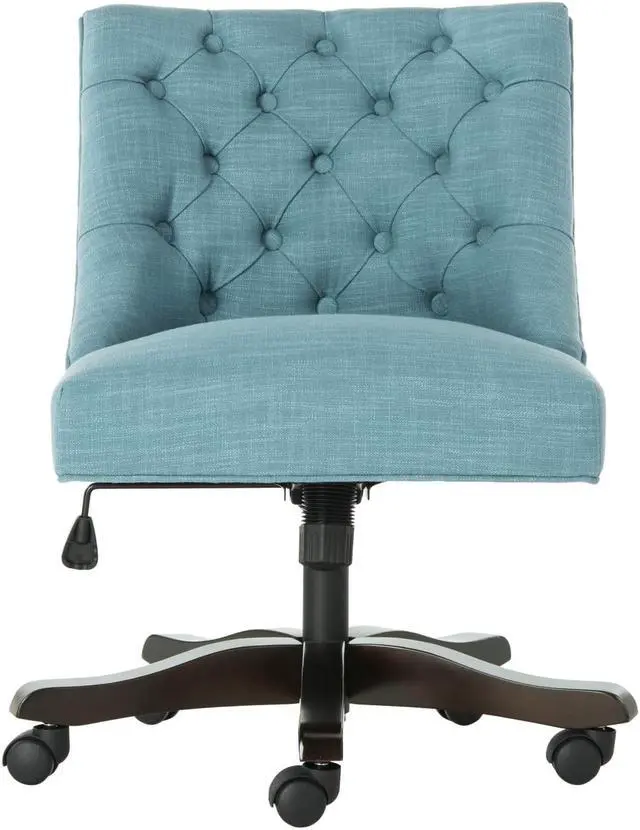 Alt view image 3 of 5 - safavieh soho desk chair, light blue, light blue