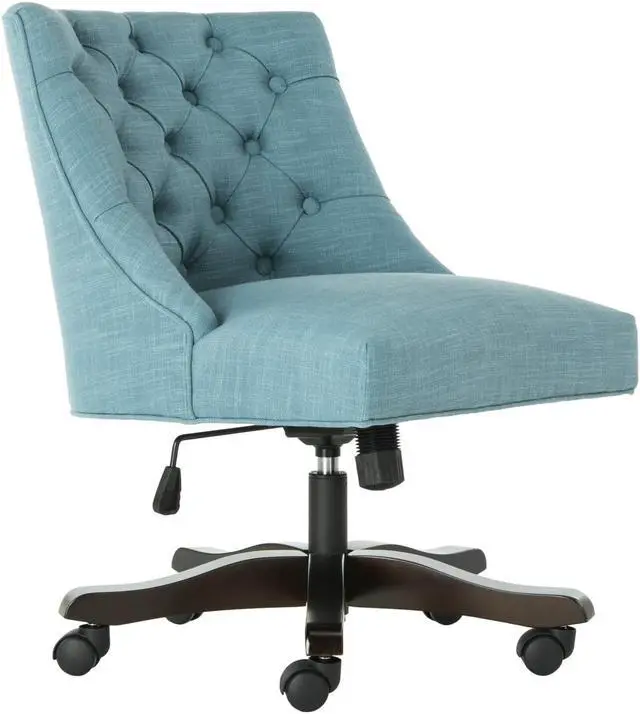 Alt view image 4 of 5 - safavieh soho desk chair, light blue, light blue