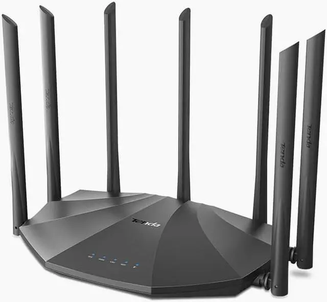 Alt view image 17 of 20 - Tenda AC23 Smart WiFi Router - Dual Band Gigabit Wireless (up to 2033 Mbps) Internet Router for Home, 4X4 MU-MIMO Technology, Up to 1400 sq ft Coverage Parental Control Compatible with Alexa (AC2100)