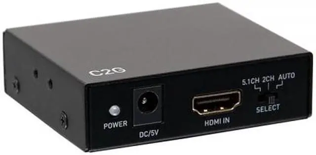 Main image of C2G C2G41003 HDMI Audio Extractor with TOSLINK, SPDIF and 3.5mm - 4K 60Hz