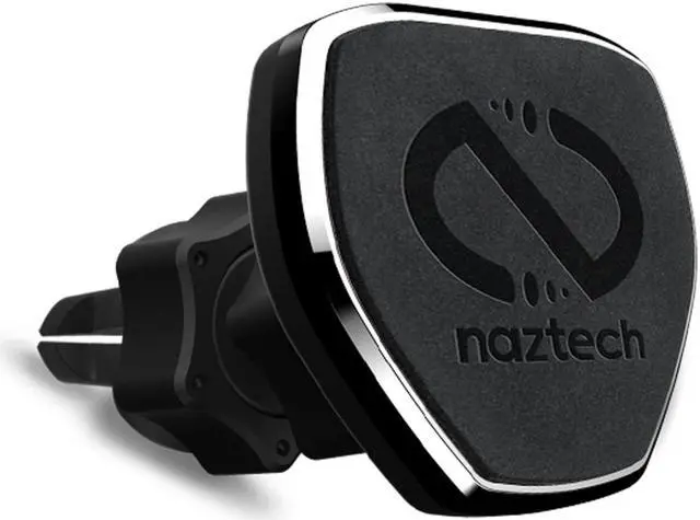 Alt view image 9 of 19 - naztech magbuddy universal magnetic air vent car phone mount. fully adjustable holder for handsfree phone calls and gps use, for iphone x/8/8 plus, samsung s9/s9+/note 8/smartphones & more black