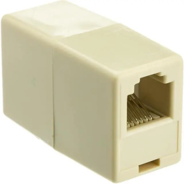 Alt view image 4 of 6 - Cable Wholesale Inline Telephone Coupler (Data), RJ12, 6P / 6C