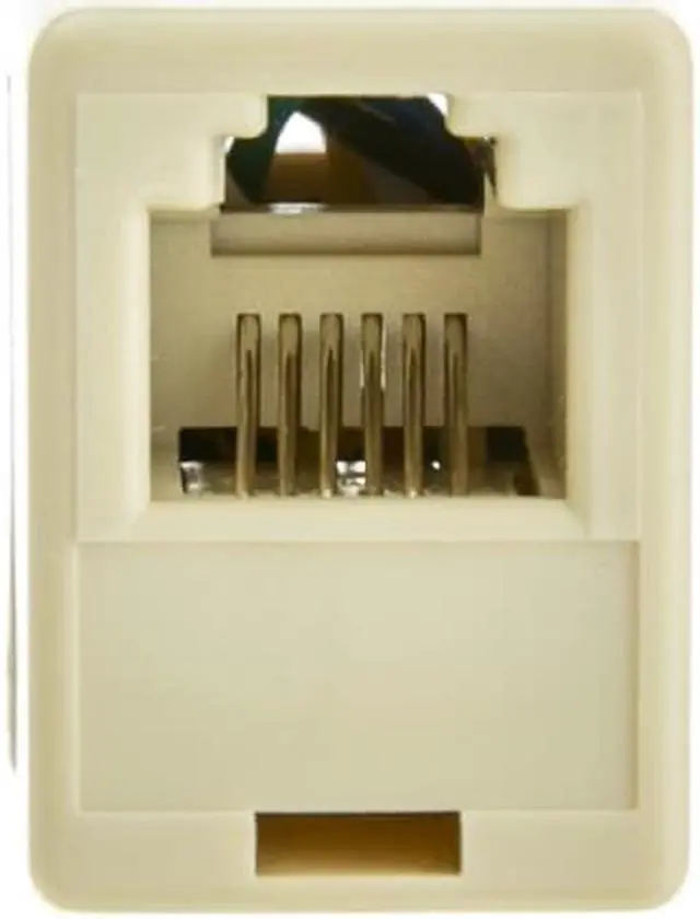 Alt view image 6 of 6 - Cable Wholesale Inline Telephone Coupler (Data), RJ12, 6P / 6C