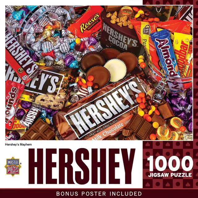 Main image of Masterpieces Puzzle Co.,  Hershey Mayhem 1000 Piece Puzzle
