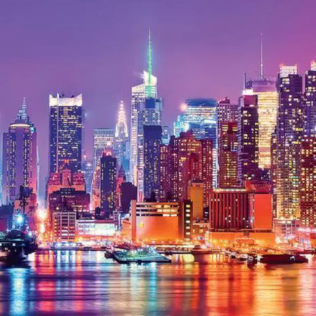Alt view image 4 of 9 - masterpieces cityscape panoramics 1000 puzzles collection - new york 1000pc pano 1000 piece jigsaw puzzle