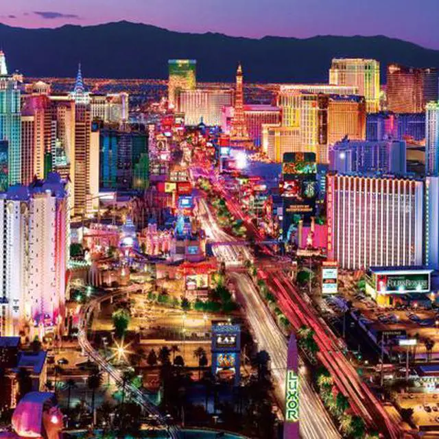 Alt view image 4 of 10 - city panoramics las vegas panoramic 1000 piece jigsaw puzzle