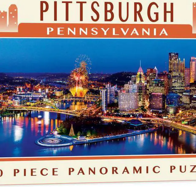 Alt view image 2 of 9 - MasterPieces Pittsburgh 1000 Piece Panoramic Jigsaw Puzzle
