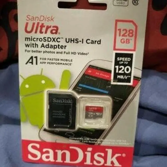 Alt view image 5 of 9 - SanDisk 128GB ULTRA USD 120MB/S C10 UHS U1 A1 CARD+ADAP