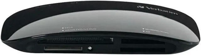 Alt view image 18 of 20 - Verbatim Universal Card Reader, USB 2.0 - Black - USB 2.0 - Black