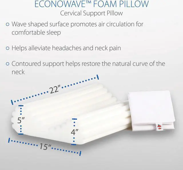 Alt view image 7 of 9 - Econo Wave Pillow ( 103 )