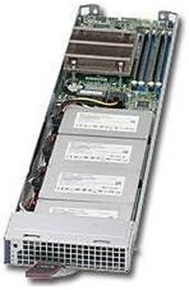 Alt view image 2 of 3 - SUPERMICRO MBI-6118D-T4-PACK Supermicro MicroBlade MBI-6118D-T4 LGA1150 Server Blade Module Pack (Black)