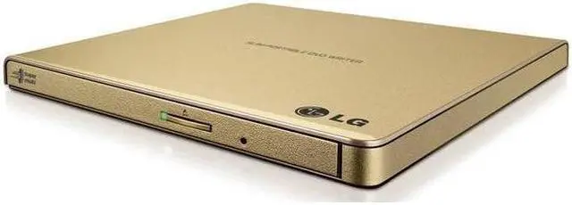 Alt view image 9 of 15 - LG External CD / DVD Rewriter With M-Disc Mac & Surface Support (Gold) - Model GP65NG60