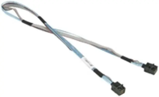 Alt view image 3 of 6 - SUPERMICRO CBL-SAST-0593 Supermicro CBL-SAST-0593 60cm Mini-SAS HD to Mini-SAS HD Internal 30AWG Cable