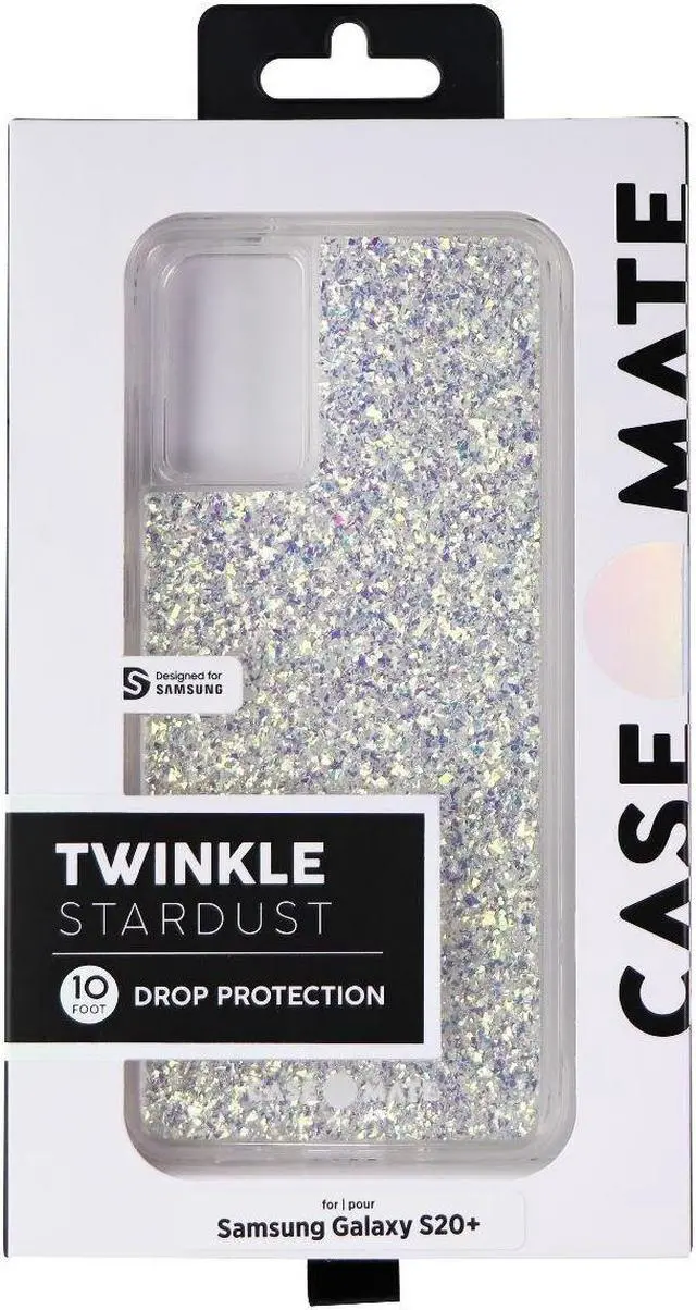 Alt view image 3 of 8 - Case-Mate Twinkle Case for Samsung Galaxy S20+ - Stardust