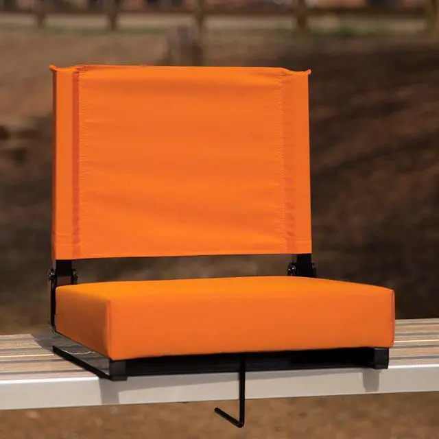 Alt view image 13 of 20 - Grandstand Comfort Seats by Flash with Ultra-Padded Seat in Orange