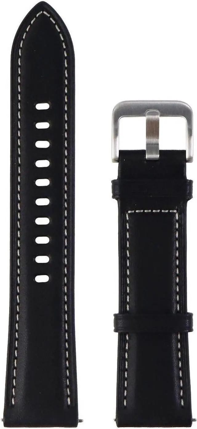 Main image of Samsung ET-SLR85SBEGUJ Stitch Leather Band 20mm Black