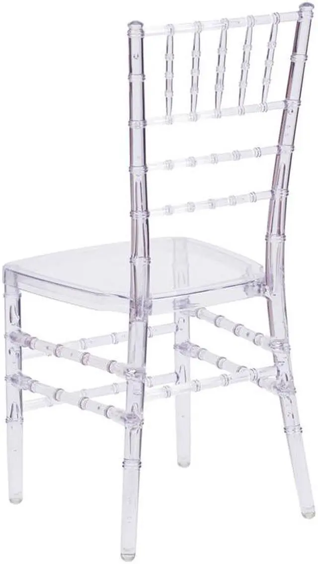Alt view image 13 of 20 - Flash Elegance Crystal Ice Stacking Chiavari Chair