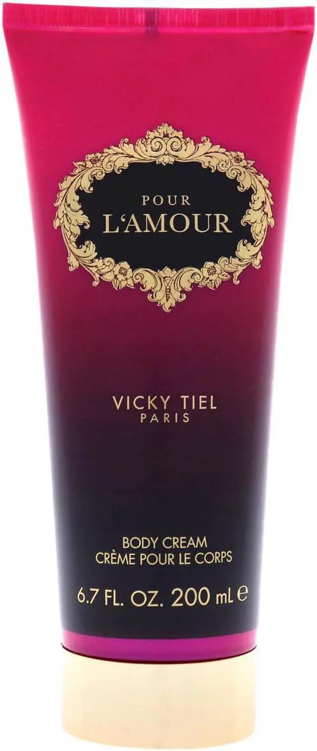 Main image of Pour LAmour by Vicky Tiel for Women - 6.7 oz Body Cream