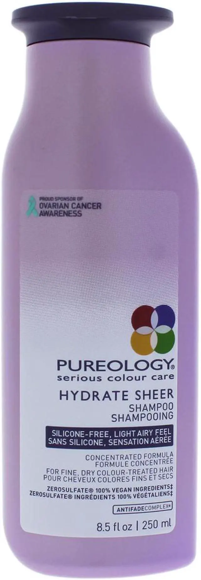 Alt view image 3 of 6 - pureology hydrate sheer moisturizing shampoo for color treated hair,sulfatefree, siliconefree,8.5 oz.