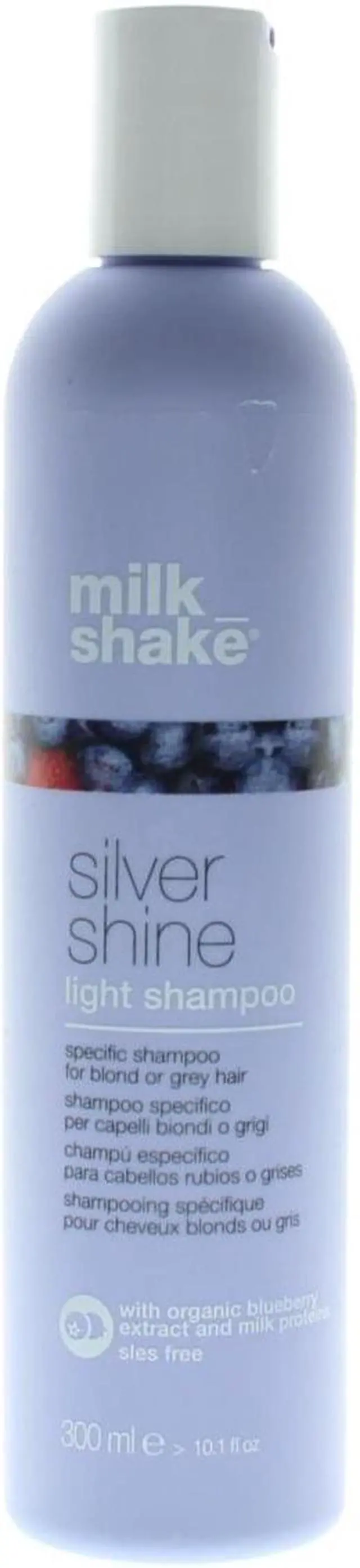 Main image of Milk Shake Silver Shine Light Shampoo for Blonde or Grey Hair 300ml/10.1oz
