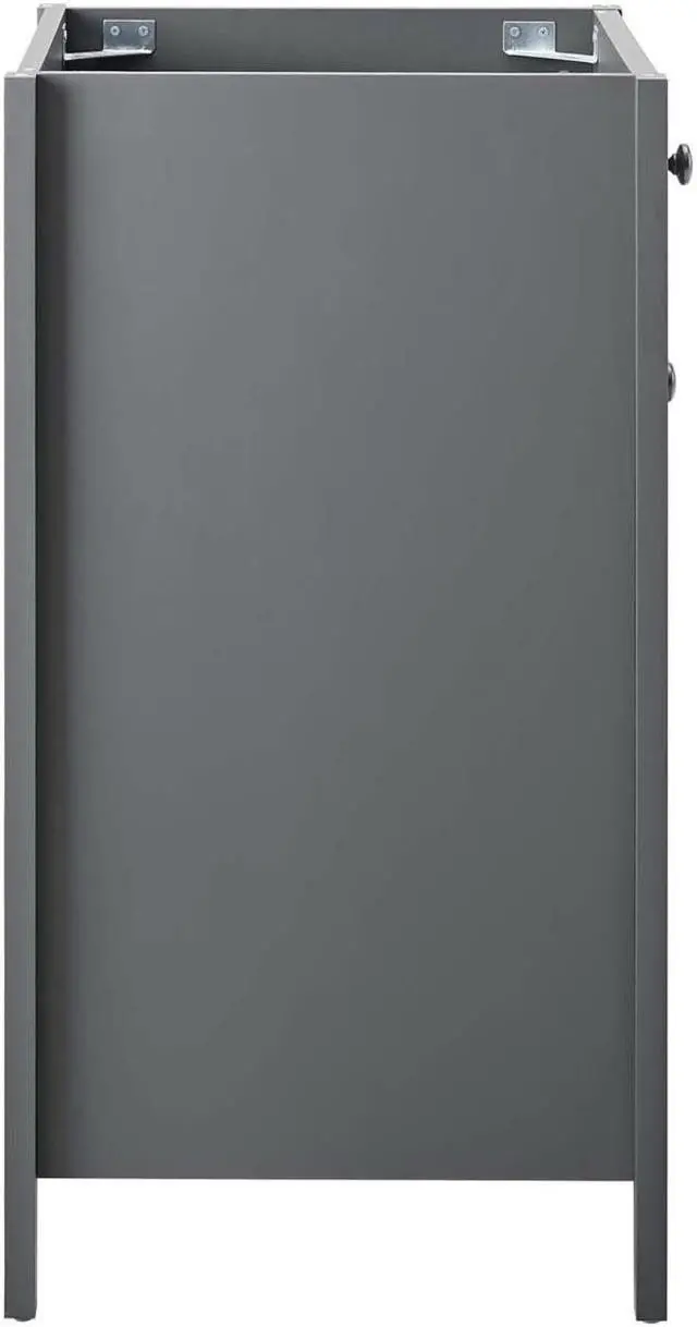 Alt view image 8 of 10 - Nantucket 24" Bathroom Vanity Cabinet (Sink Basin Not Included) Gray