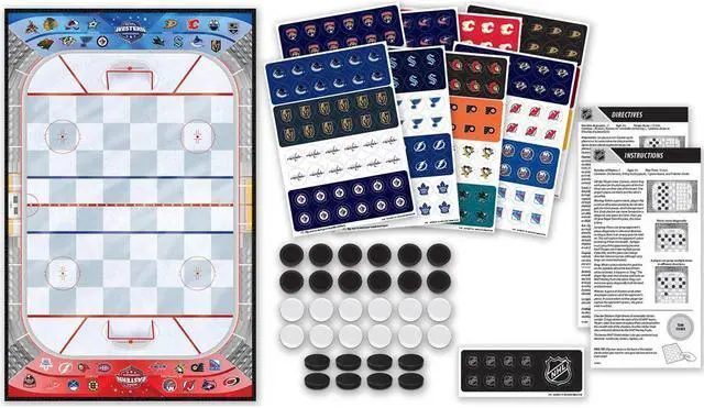 Alt view image 4 of 4 - MasterPieces Family Game - NHL League Checkers - Officially Licensed Board Game for Kids and Adults