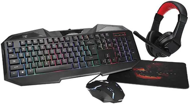 Alt view image 15 of 20 - Supersonic SC-440GK LED Gaming Mechanical Keyboard with Mouse and Headset