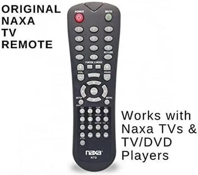 Alt view image 6 of 7 - naxa original replacement remote control for naxa nt and ntd model 12 volt tvs and tv/dvd combo players