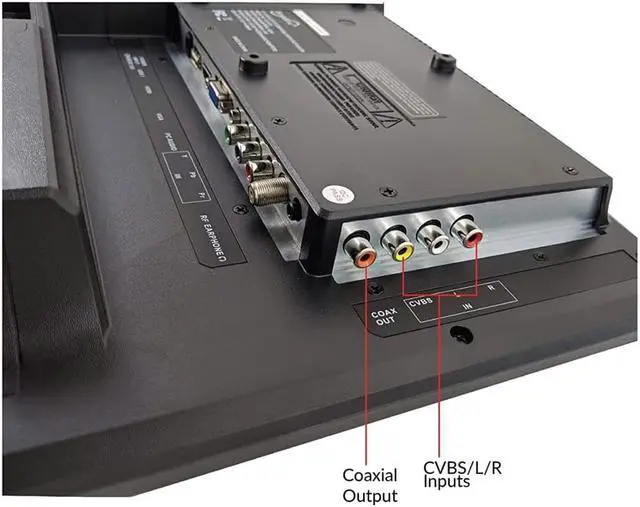 Alt view image 9 of 15 - Supersonic SC-1912 19" LED Widescreen HDTV w/ Built-In DVD Player