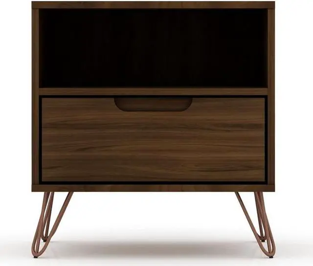 Alt view image 12 of 20 - Rockefeller 1.0  Nightstand in Brown
