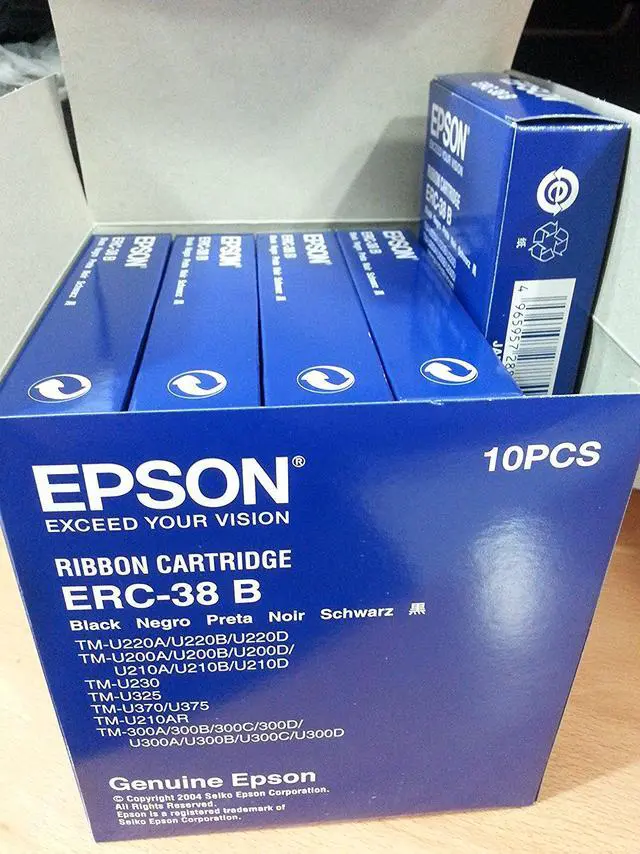 Alt view image 3 of 5 - Epson ERC-38B Ribbon - Black