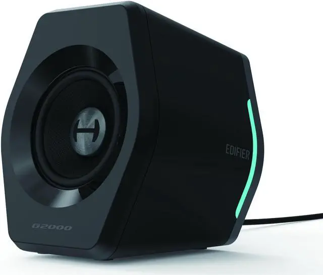 Alt view image 3 of 8 - Edifier G2000 Bluetooth Gaming Speakers with RGB Lights for PC Tablets Black