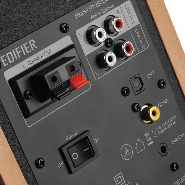 Alt view image 5 of 7 - Edifier R1280DBs Active Bluetooth Bookshelf Speakers