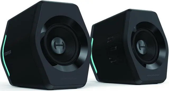 Alt view image 4 of 8 - Edifier G2000 Bluetooth Gaming Speakers with RGB Lights for PC Tablets Black