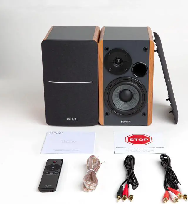 Alt view image 7 of 8 - Edifier R1280Ts Active Bookshelf Speakers